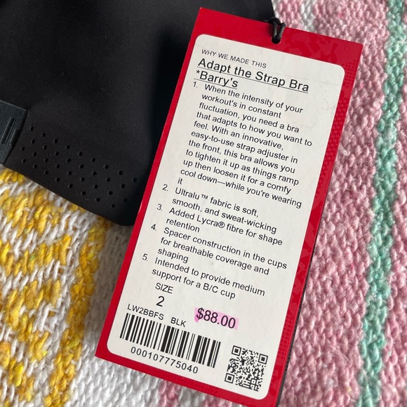 Lululemon x Barry’s Adapt the Strap Bra - Picture 3 of 6